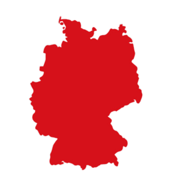 Deutschland Karte 347x380px